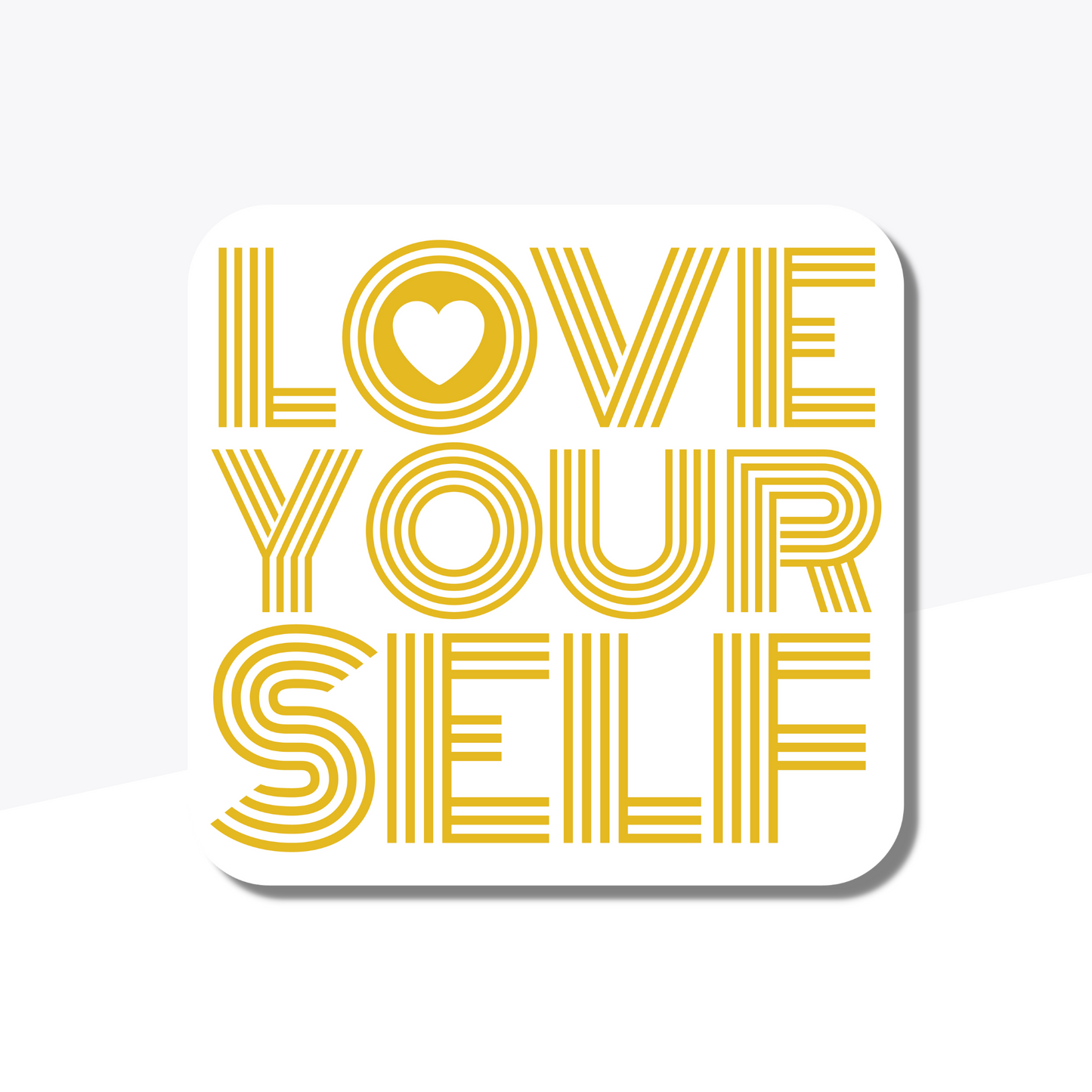 Love Yourself Vinyl Sticker